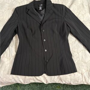 East 5th Charcoal Pinstripe Blazer